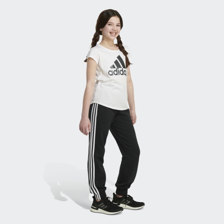 Jogger De Lã Com As Três Listras Preto Adidas