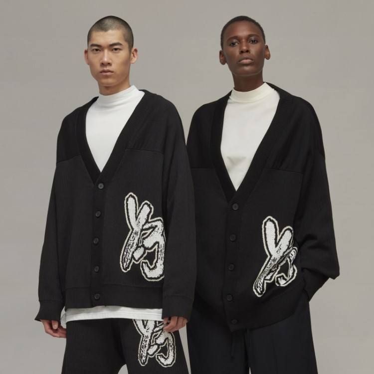 Cardigã De Tricô Com Logo Adidas Y-3
