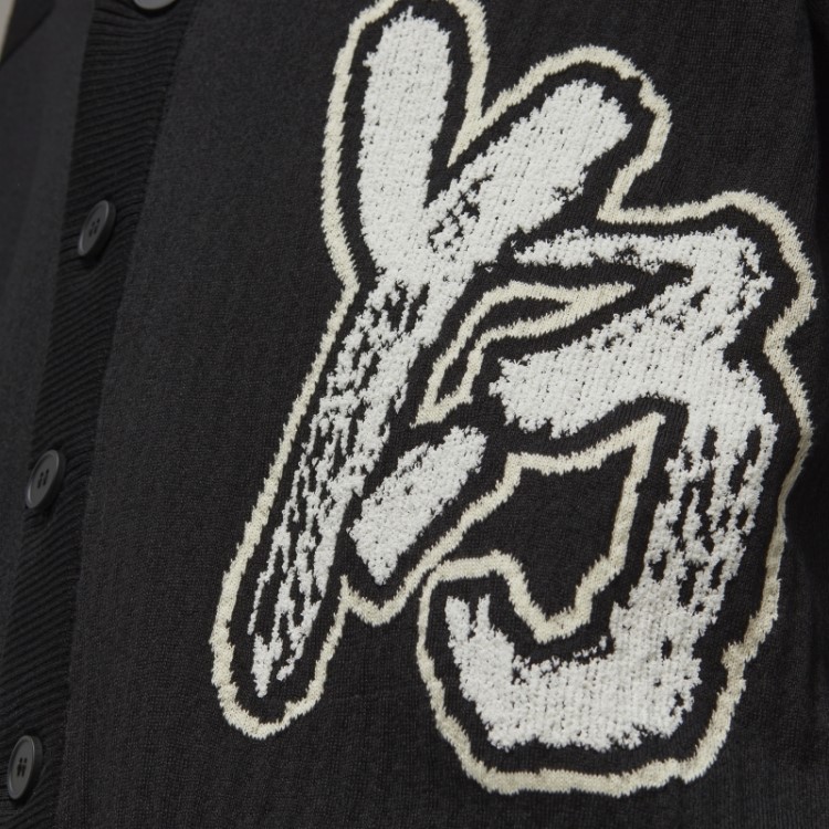 Cardigã De Tricô Com Logo Adidas Y-3