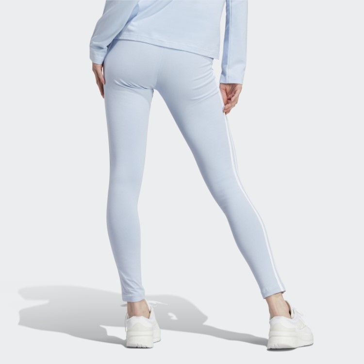 Legging Adidas 3 Listras Azul Dawn