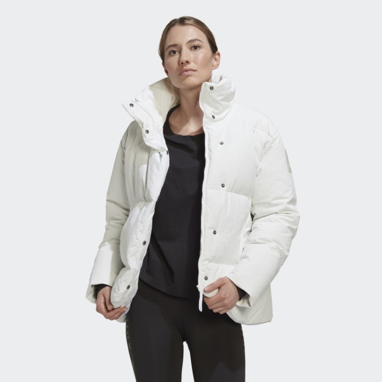 Jaqueta Big Baffle Down Adidas Branca
