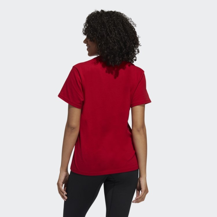 Camiseta De Manga Curta Playmaker Vermelha Adidas