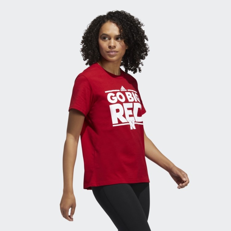 Camiseta De Manga Curta Playmaker Vermelha Adidas
