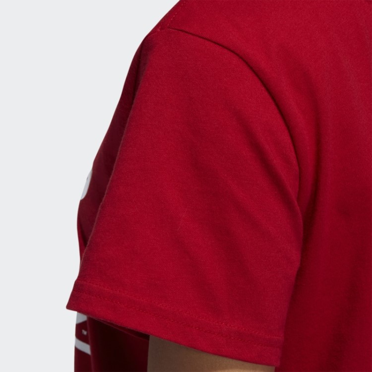 Camiseta De Manga Curta Playmaker Vermelha Adidas