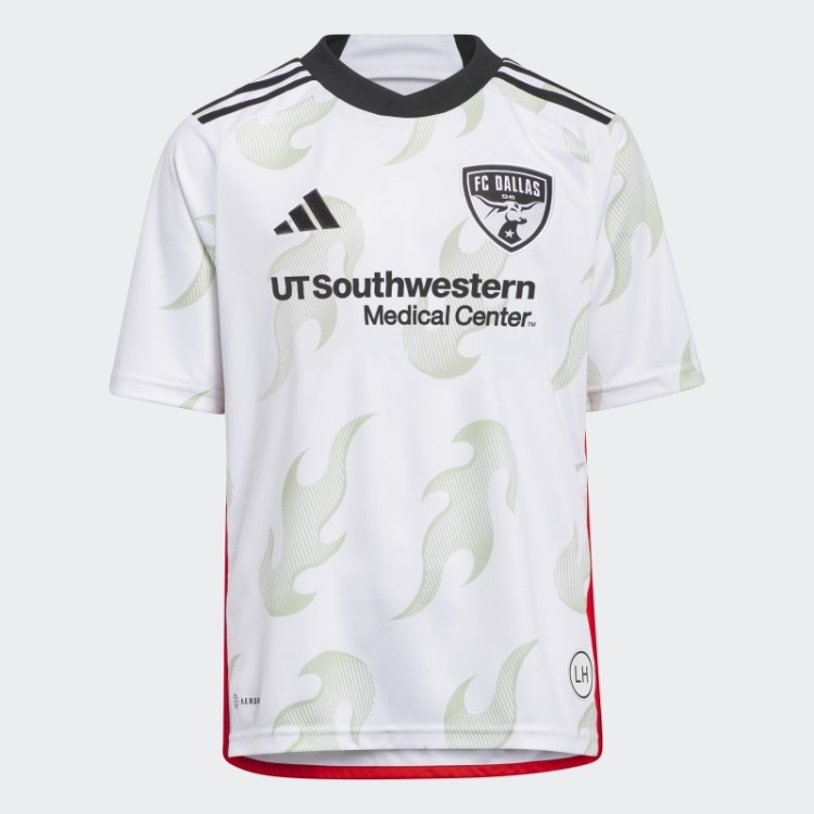 Camisa Do Fc Dallas 23/24 Away Adidas Branca