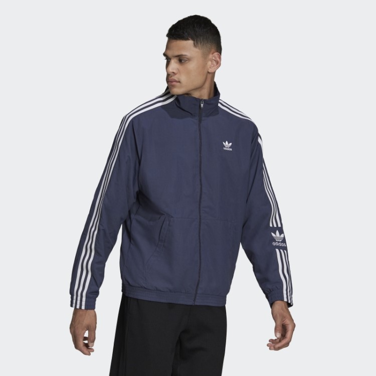 Top Azul Marinho Adicolor Classics Lock-up Trefoil Adidas