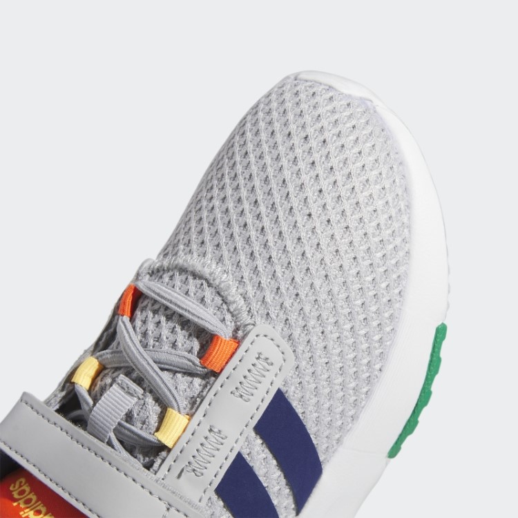 Tênis Adidas Grey Racer Tr21 Estilo De Vida Corrida Elástico Com Cadarço E Tira Superior