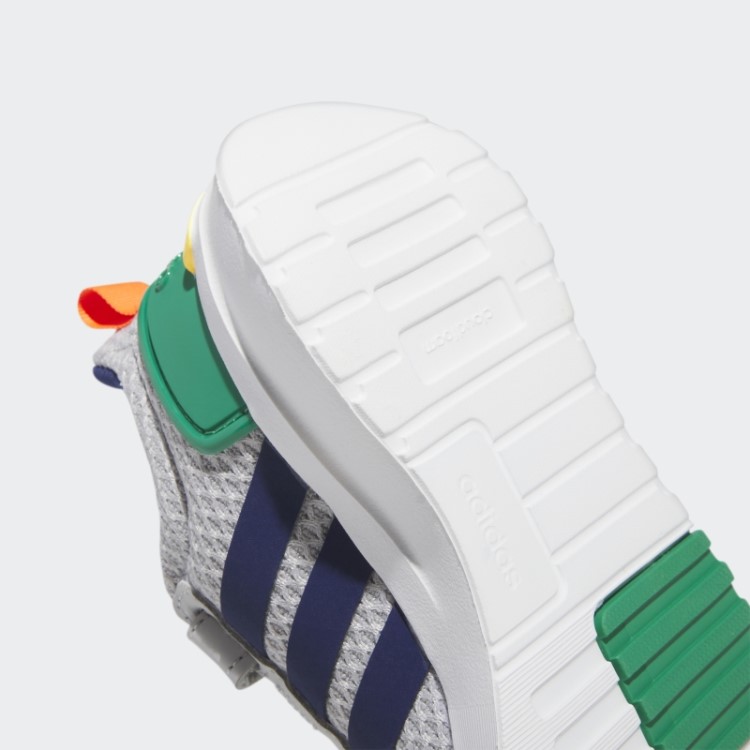 Tênis Adidas Grey Racer Tr21 Estilo De Vida Corrida Elástico Com Cadarço E Tira Superior