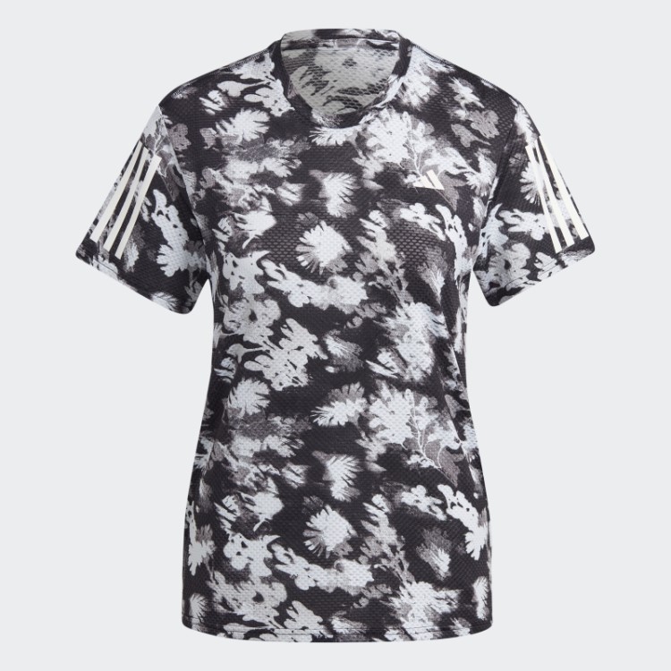 Adidas Own The Run Cooler Camiseta De Corrida De Verão Cinza
