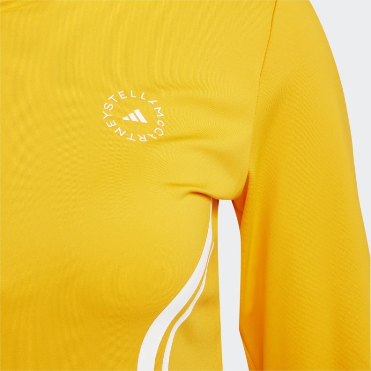 Adidas By Stella Mccartney Truepace Blusa Manga Longa Moda Laranja
