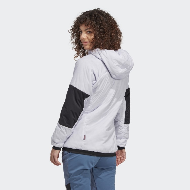 Jaqueta Com Capuz Terrex Techrock Stretch Primaloft Silver Dawn Adidas