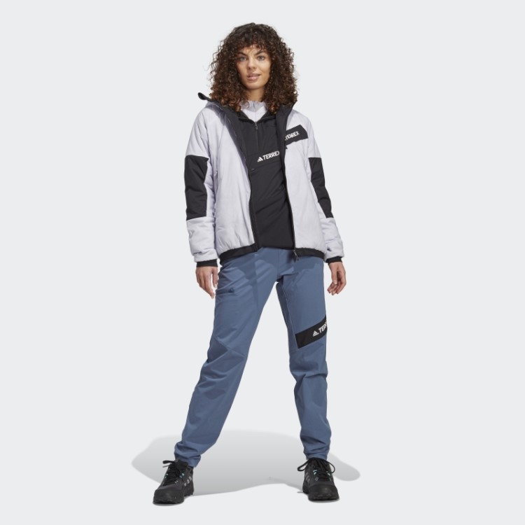 Jaqueta Com Capuz Terrex Techrock Stretch Primaloft Silver Dawn Adidas