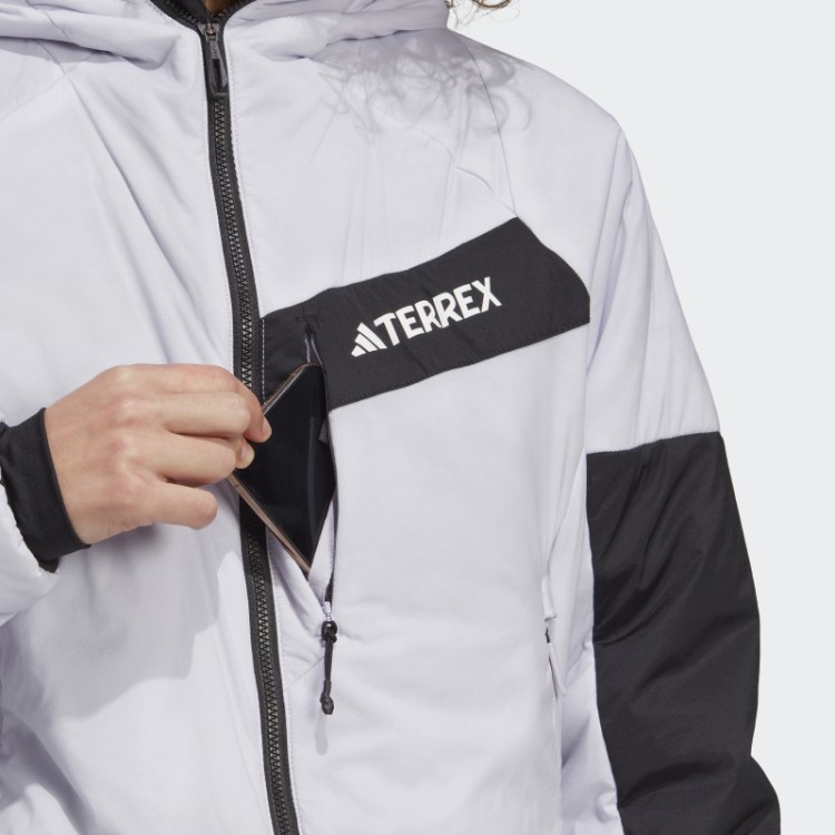 Jaqueta Com Capuz Terrex Techrock Stretch Primaloft Silver Dawn Adidas
