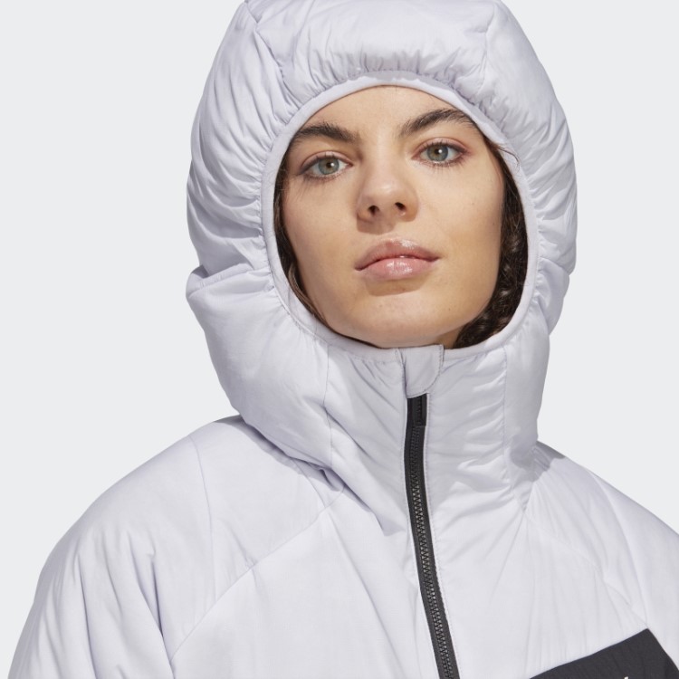 Jaqueta Com Capuz Terrex Techrock Stretch Primaloft Silver Dawn Adidas