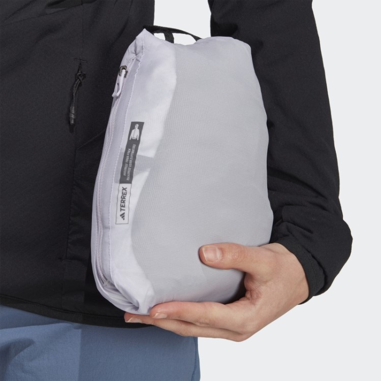Jaqueta Com Capuz Terrex Techrock Stretch Primaloft Silver Dawn Adidas