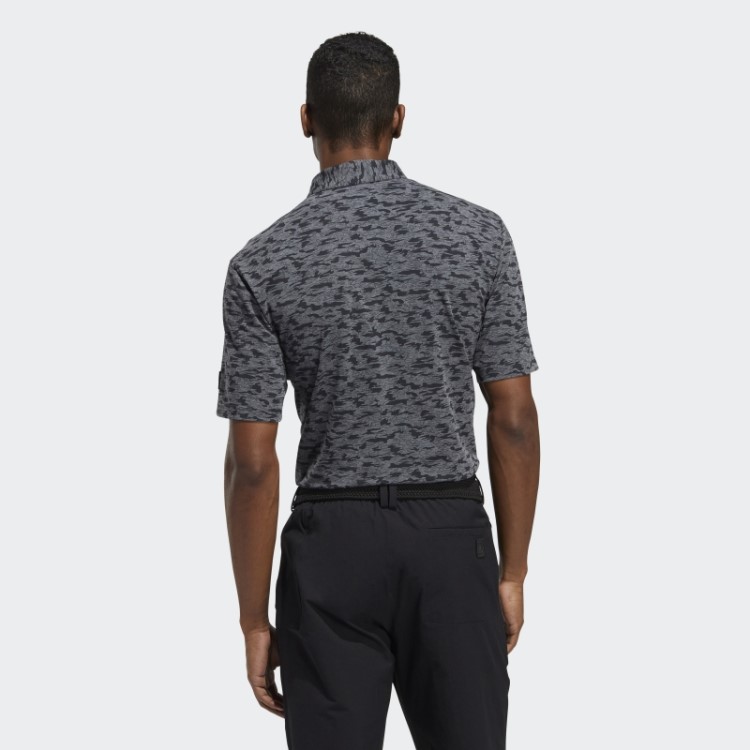 Adidas Camisa Polo Go-to Com Estampa Camuflada Preta