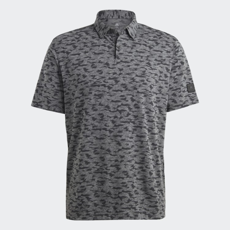 Adidas Camisa Polo Go-to Com Estampa Camuflada Preta
