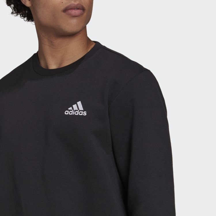 Moletom De Lã Adidas Black Essentials