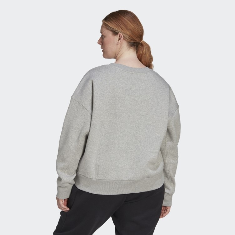Moletom De Lã Cinza Médio All Szn (tamanho Grande) Adidas