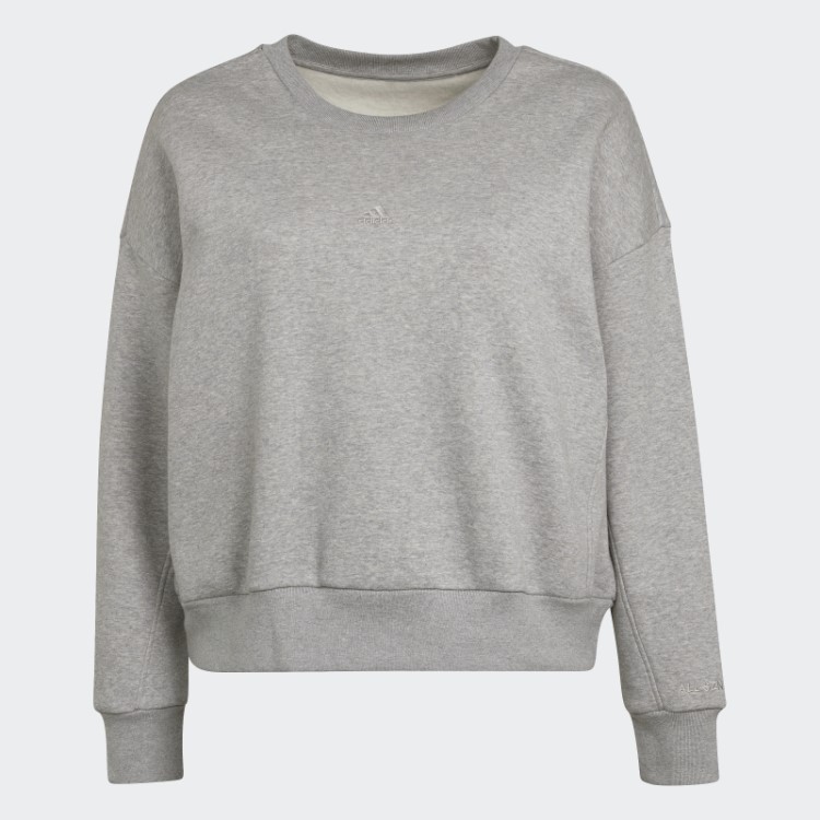 Moletom De Lã Cinza Médio All Szn (tamanho Grande) Adidas