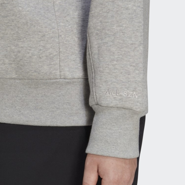 Moletom De Lã Cinza Médio All Szn (tamanho Grande) Adidas