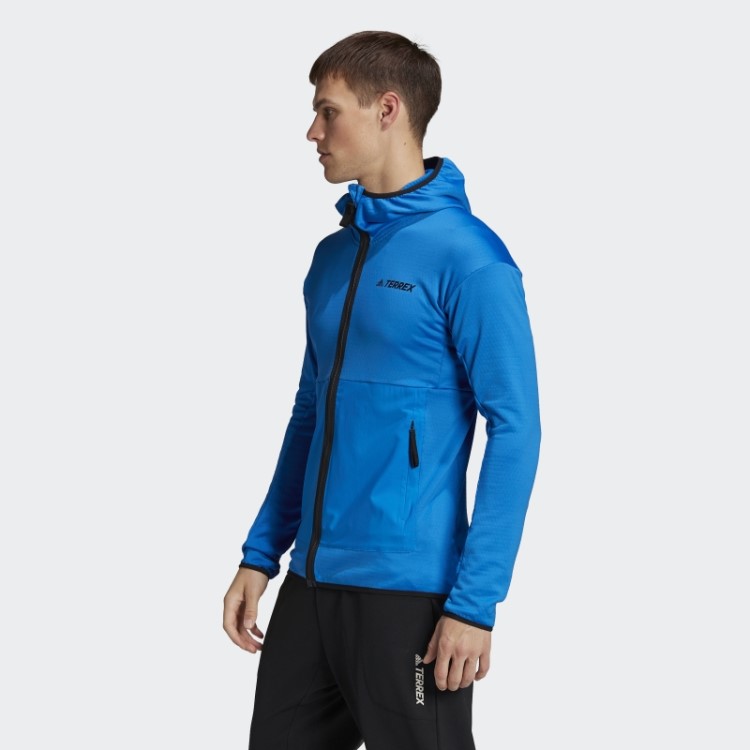 Terrex Tech Flooce Light Jaqueta De Caminhada Com Capuz Shock Blue Adidas