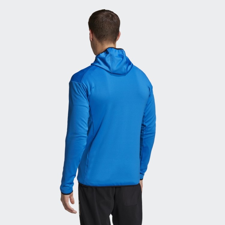 Terrex Tech Flooce Light Jaqueta De Caminhada Com Capuz Shock Blue Adidas