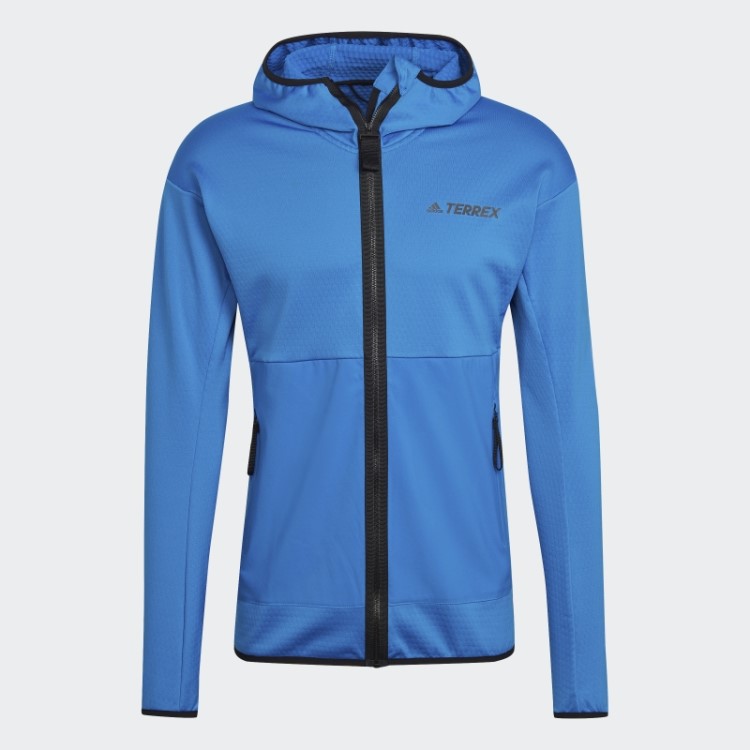 Terrex Tech Flooce Light Jaqueta De Caminhada Com Capuz Shock Blue Adidas
