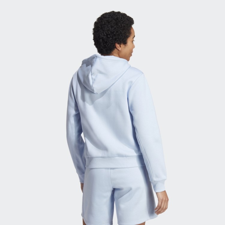 Adidas All Szn Moletom De Lã Com Zíper Azul Dawn