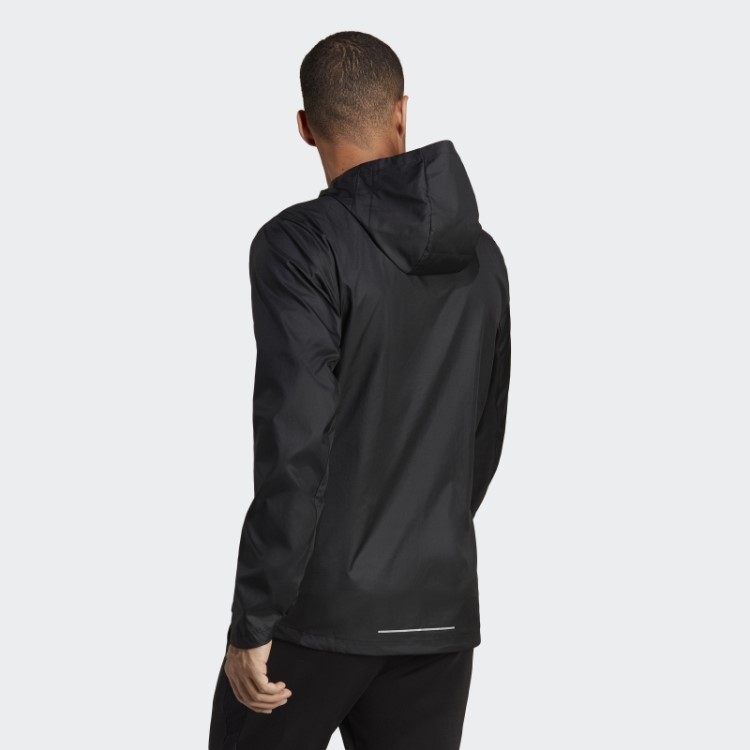 Jaqueta Preta Própria Da Corrida Adidas
