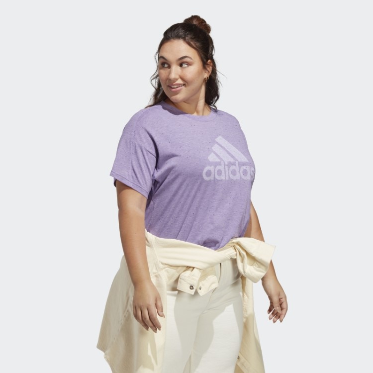 Camiseta Adidas Violet Mel Future Icons Winners 3.0 (tamanho Grande)