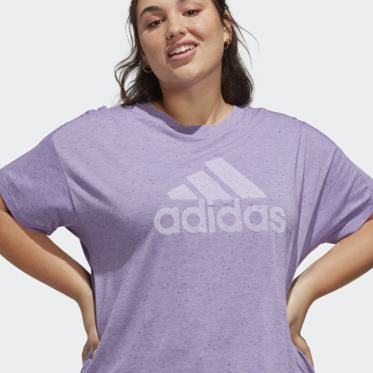 Camiseta Adidas Violet Mel Future Icons Winners 3.0 (tamanho Grande)