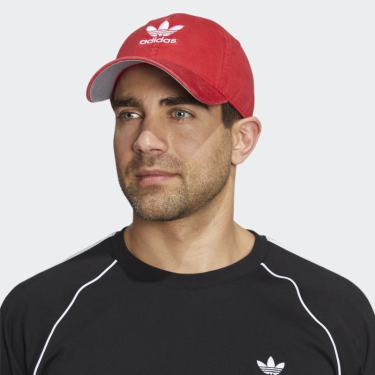 Chapéu Strapback Descontraído Adidas Escarlate