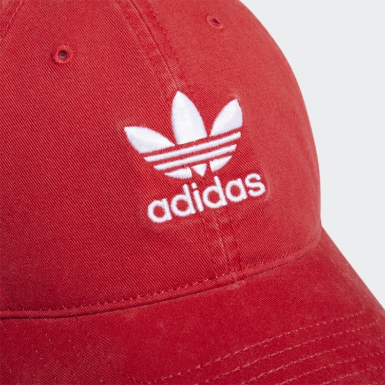 Chapéu Strapback Descontraído Adidas Escarlate