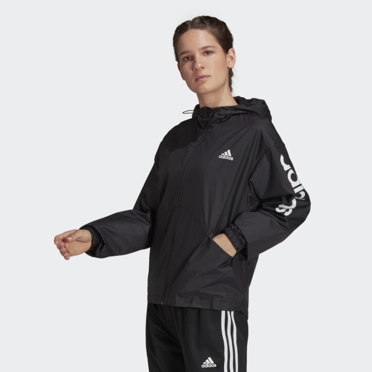 Blusão Com Logo Oversize Essentials Preto Adidas