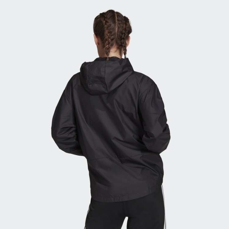 Blusão Com Logo Oversize Essentials Preto Adidas
