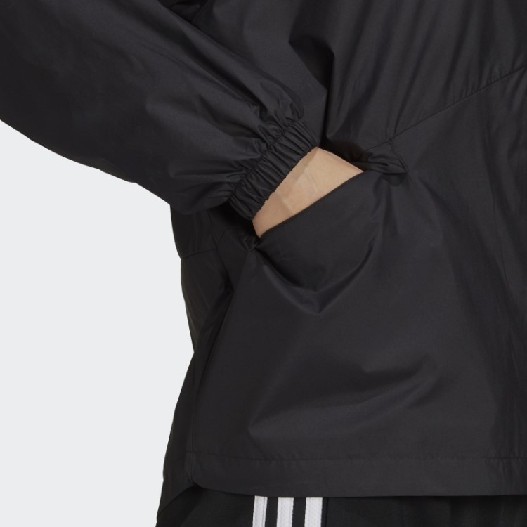 Blusão Com Logo Oversize Essentials Preto Adidas