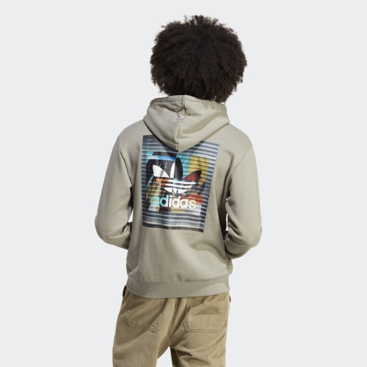 Moletom Com Capuz Silver Pebble Da Adidas Graphics Off The Grid
