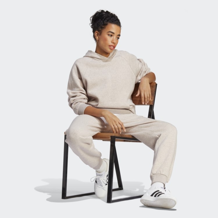 Calça De Lã Adidas All Szn Taupe Mel Fashion