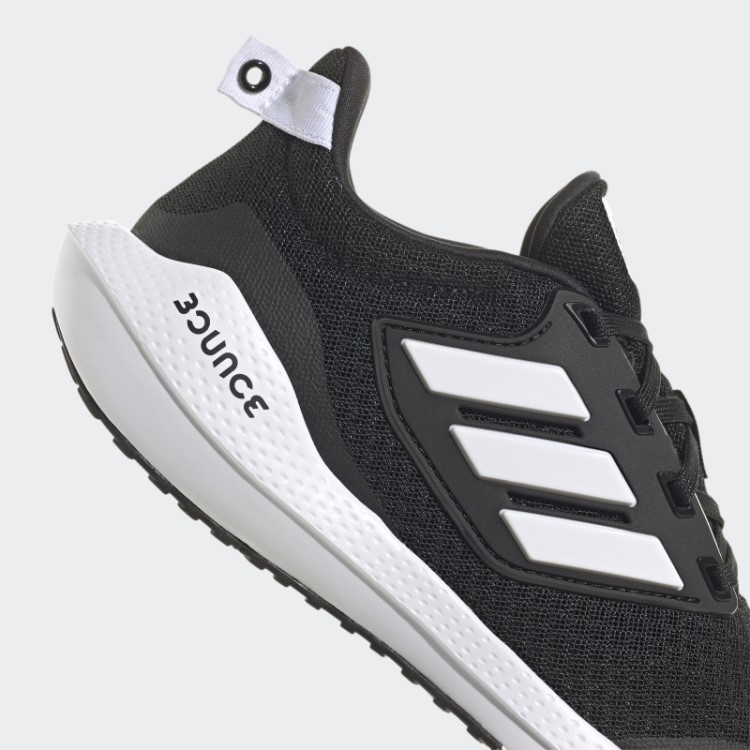 Tênis Preto Adidas Eq21 2.0 Bounce Esportivo Com Cadarço