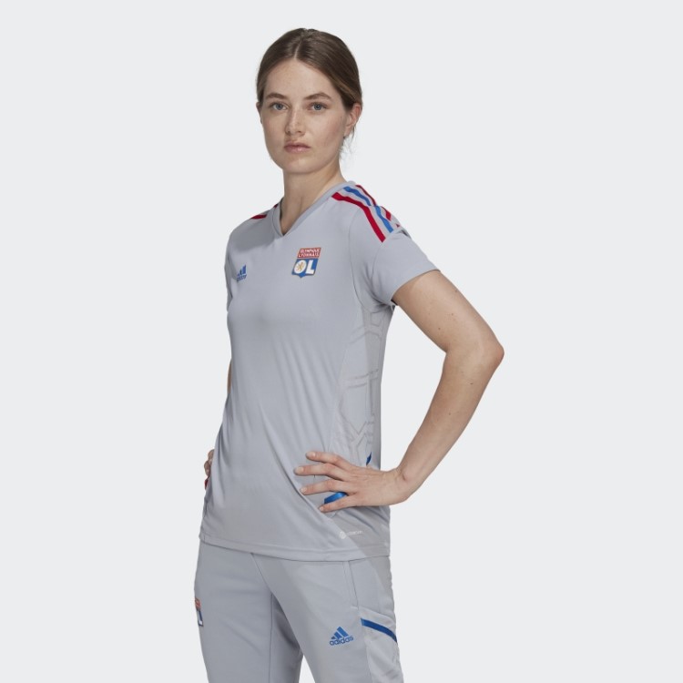 Camisa De Treino Prata Adidas Olympique Lyonnais Condivo