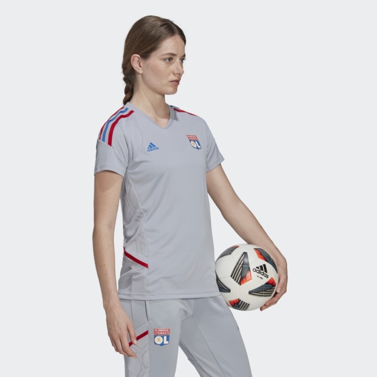 Camisa De Treino Prata Adidas Olympique Lyonnais Condivo