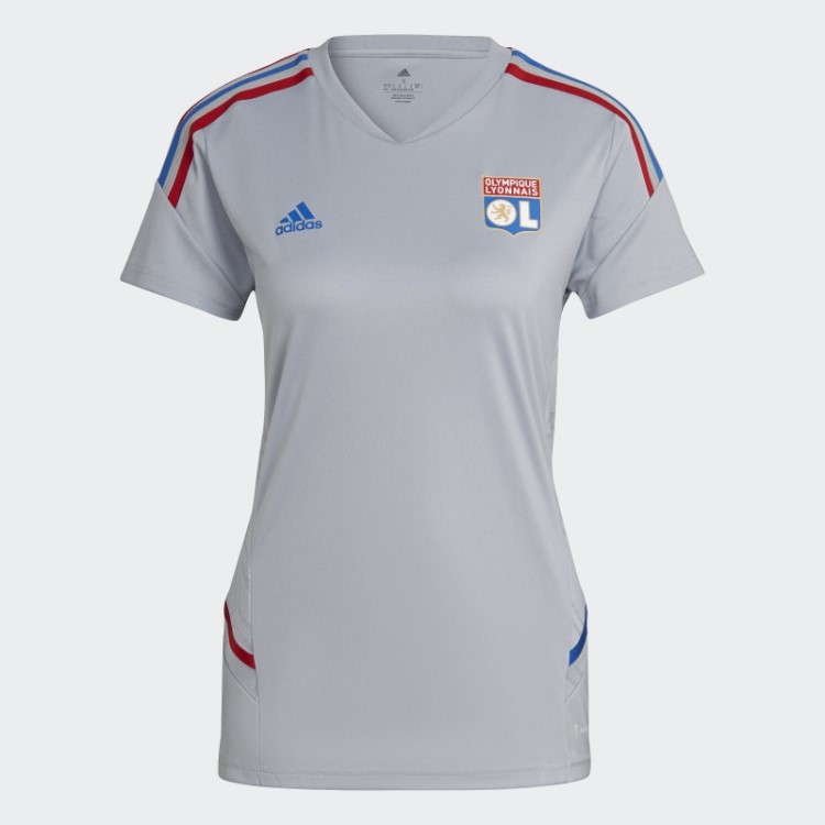 Camisa De Treino Prata Adidas Olympique Lyonnais Condivo