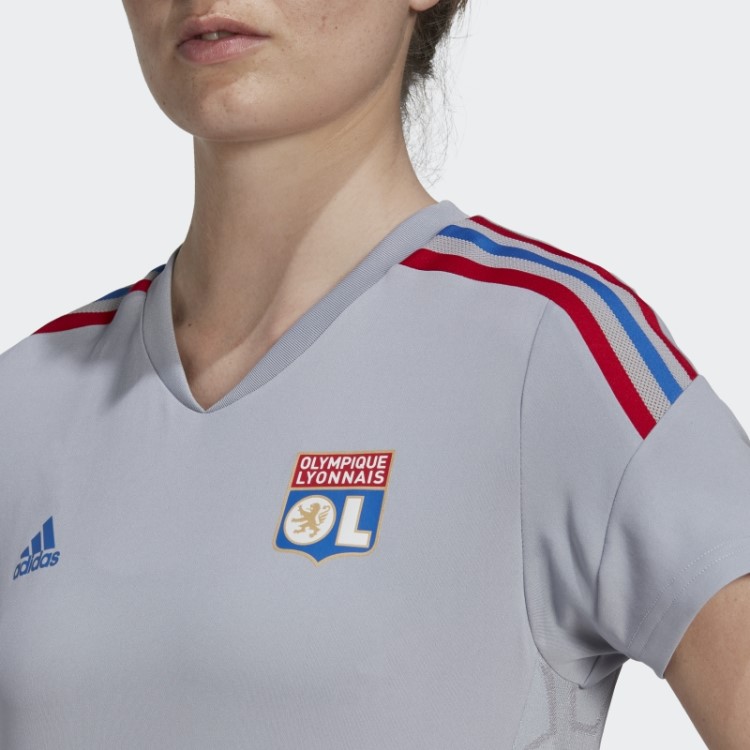 Camisa De Treino Prata Adidas Olympique Lyonnais Condivo