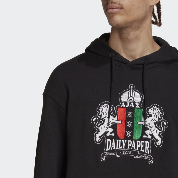 Moletom Adidas Ajax Amsterdam X Daily Paper Graphic Preto