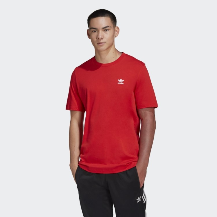 Camiseta Vermelha Adicolor Essentials Trefoil Adidas