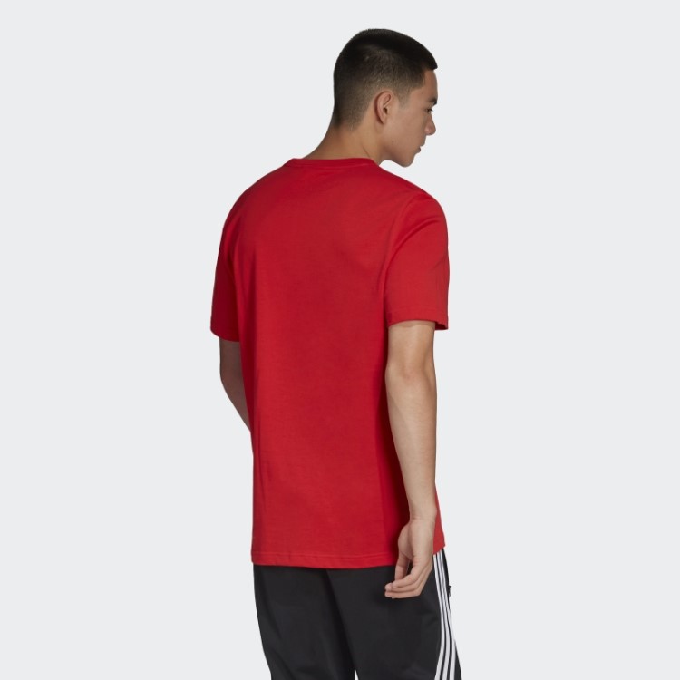 Camiseta Vermelha Adicolor Essentials Trefoil Adidas