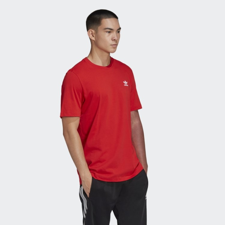 Camiseta Vermelha Adicolor Essentials Trefoil Adidas