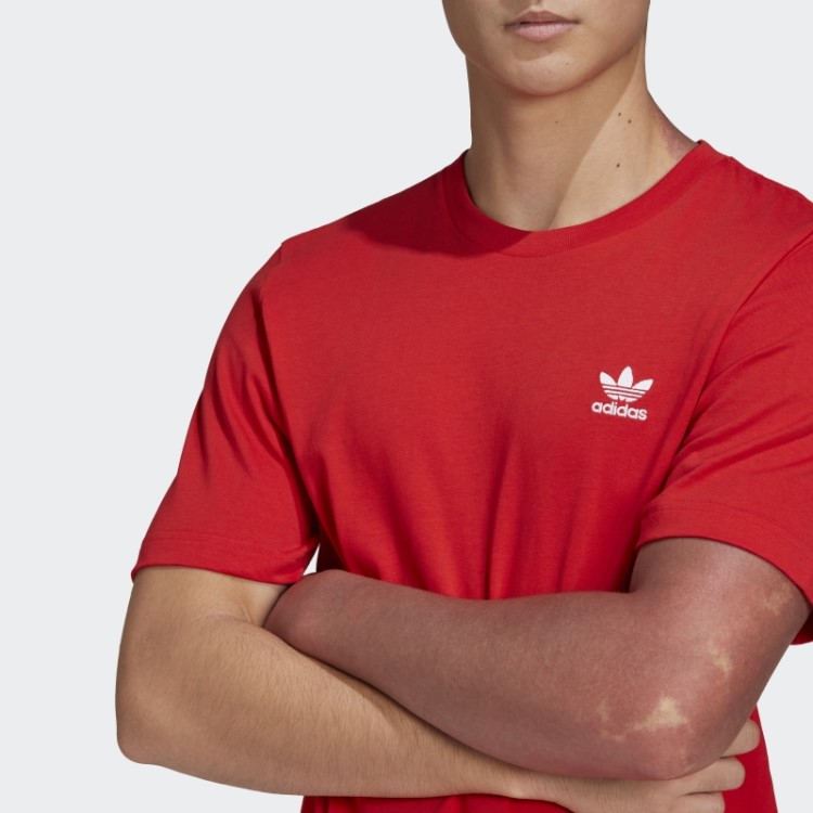 Camiseta Vermelha Adicolor Essentials Trefoil Adidas