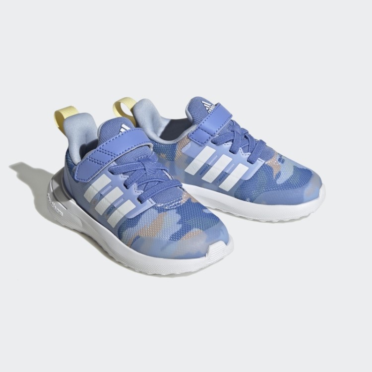 Azul Fortarun 2.0 Cloudfoam Tênis Esportivo De Corrida Com Renda Elástica Adidas